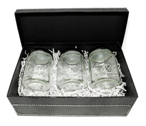 Black Faux-Leather Gift Box - Small Batch Jam Co