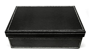 Black Faux-Leather Gift Box - Small Batch Jam Co
